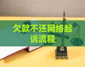 欠款不还网络起诉流程