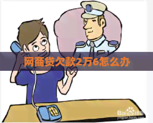 网贷欠款2万6怎么办