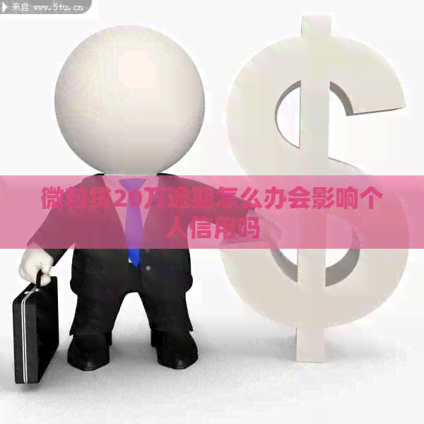 微粒贷20万逾期怎么办会影响个人信用吗