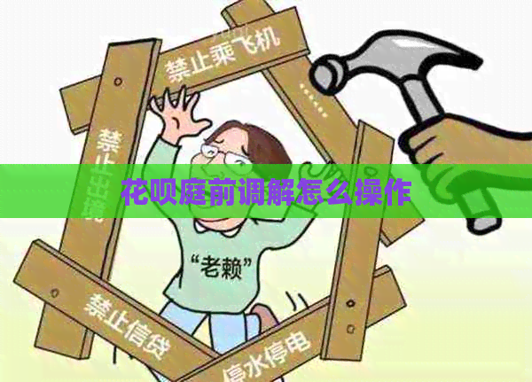 信用卡庭前调解怎么操作