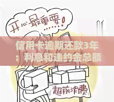 信用卡逾期还款3年：利息和违约金总额如何计算？