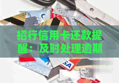 招行信用卡还款提醒：及时处理逾期，避免额度受限