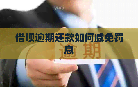 网贷逾期还款如何减免罚息