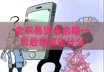 金农易贷卡逾期一周后会发生什么 金农易贷卡逾期一周后会发生什么