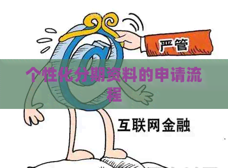 个性化分期资料的申请流程