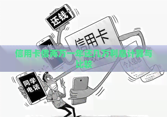 信用卡借两万一年还几万利息计算与比较