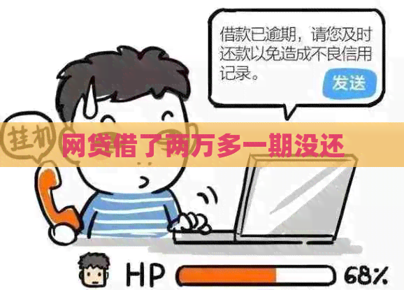 网贷借了两万多一期没还