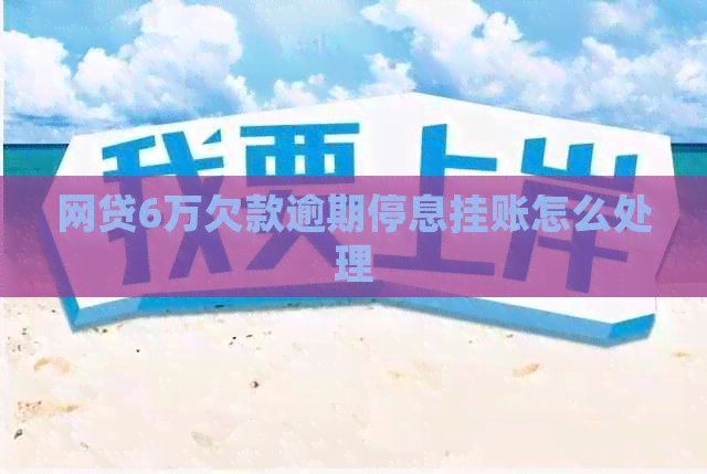 网贷6万欠款逾期停息挂账怎么处理 网贷6万欠款逾期停息挂账怎么处理