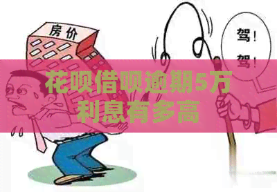 信用卡网贷逾期5万利息有多高