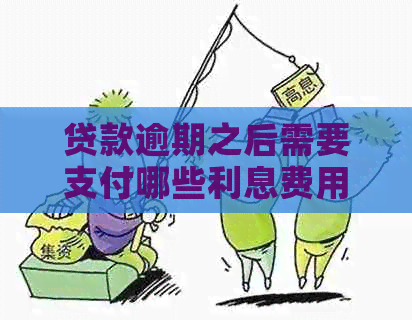 贷款逾期之后需要支付哪些利息费用
