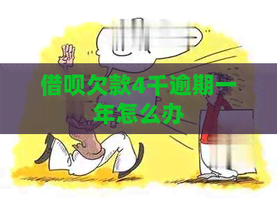 网贷欠款4千逾期一年怎么办