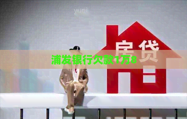 浦发银行欠款1万8