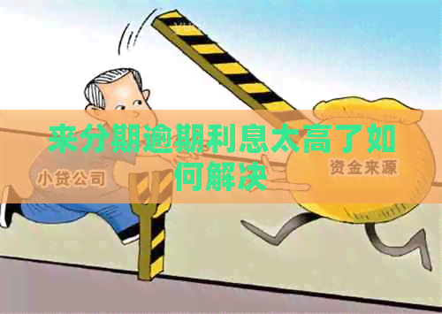 来分期逾期利息太高了如何解决