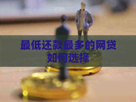 更低还款最多的网贷如何选择