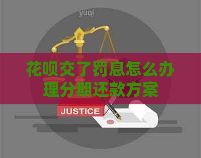 信用卡交了罚息怎么办理分期还款方案