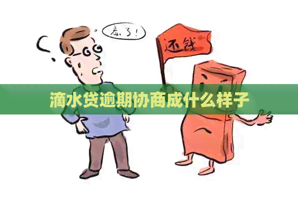 滴水贷逾期协商成什么样子