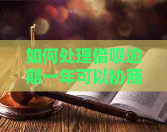 如何处理网贷逾期一年可以协商还吗问题