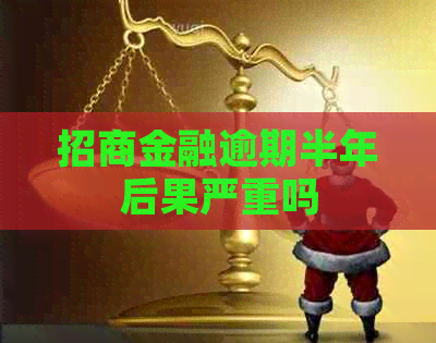 招商金融逾期半年后果严重吗