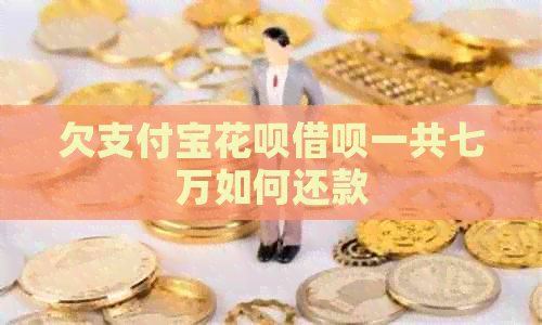 欠支付宝花呗借呗一共七万如何还款