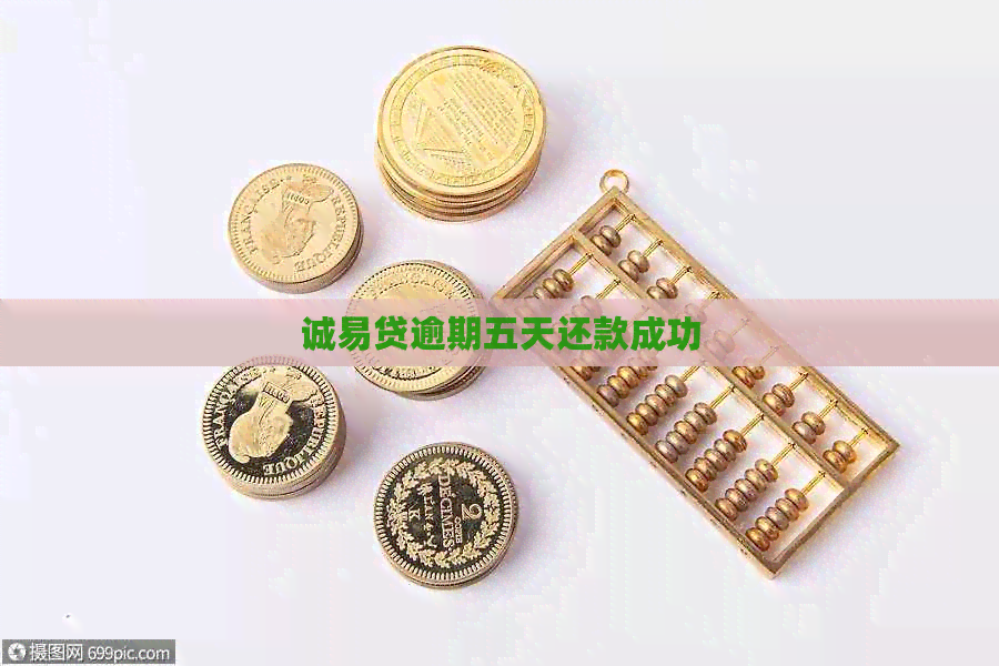 诚易贷逾期五天还款成功