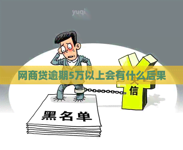 白条贷逾期5万以上会有什么后果