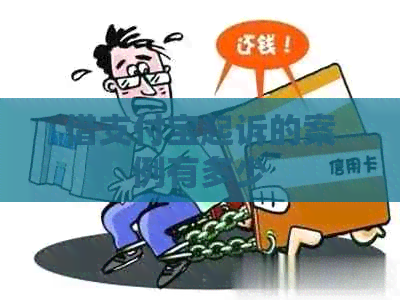 借支付宝起诉的案例有多少