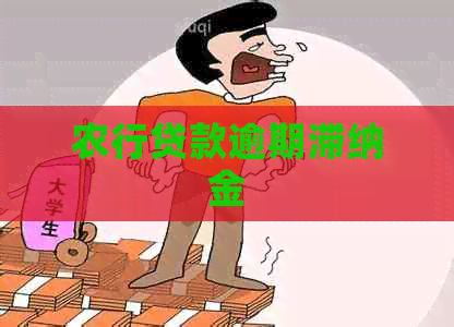 农行贷款逾期滞纳金