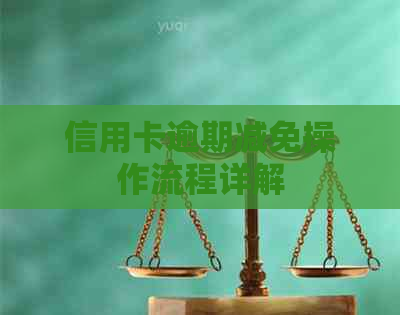 信用卡逾期减免操作流程详解
