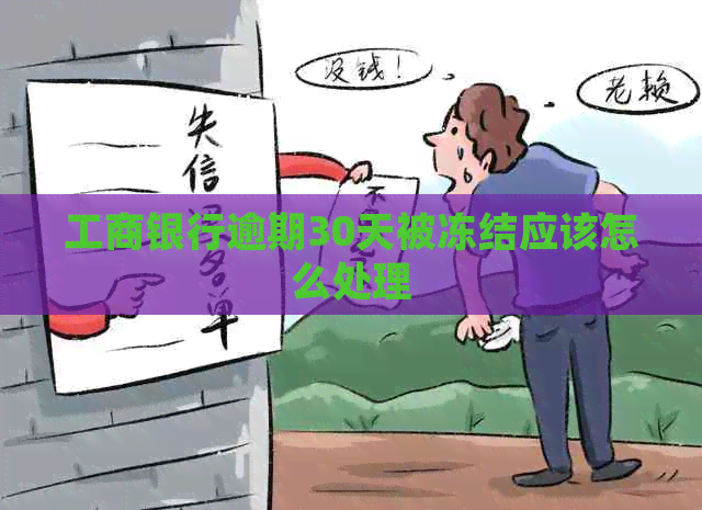 工商银行逾期30天被冻结应该怎么处理