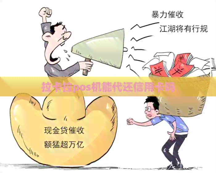 拉卡拉pos机能代还信用卡吗