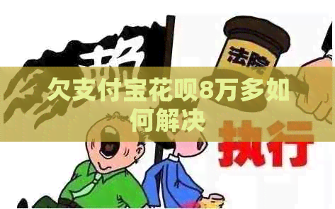 欠信用卡白条8万多如何解决