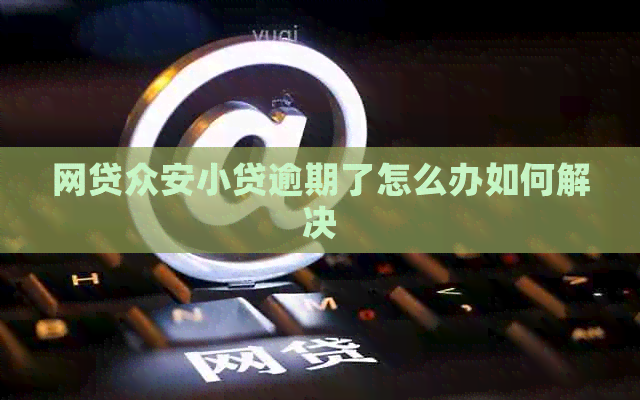 网贷众安小贷逾期了怎么办如何解决