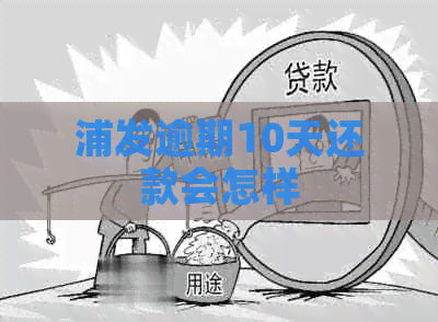 浦发逾期10天还款会怎样