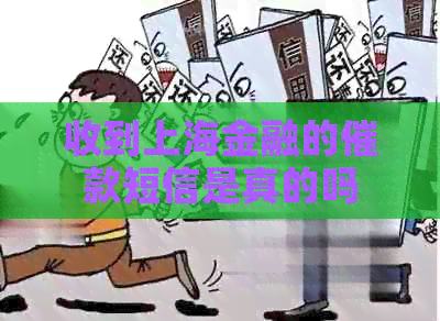 收到上海金融的催款短信是真的吗