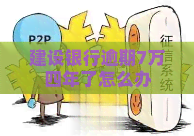 建设银行逾期7万四年了怎么办