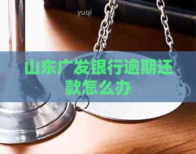山东广发银行逾期还款怎么办