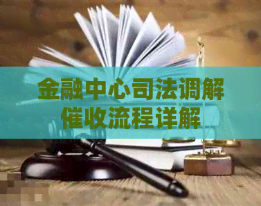 金融中心司法调解流程详解