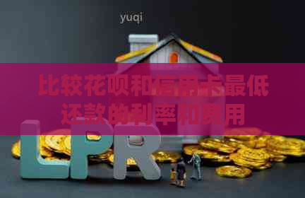 比较信用卡和信用卡更低还款的利率和费用