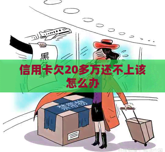 信用卡欠20多万还不上该怎么办