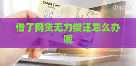 借了网贷无力偿还怎么办呢