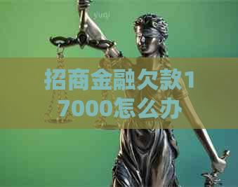 招商金融欠款17000怎么办