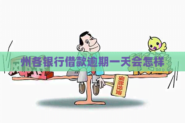 州各银行借款逾期一天会怎样