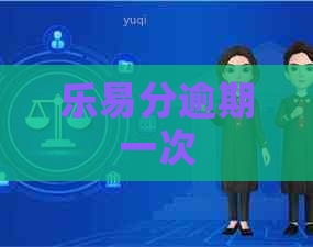 乐易分逾期一次