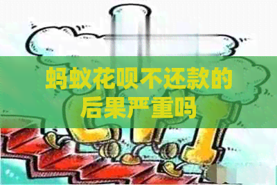 蚂蚁白条不还款的后果严重吗