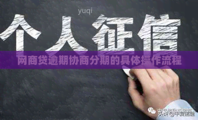 白条贷逾期协商分期的具体操作流程