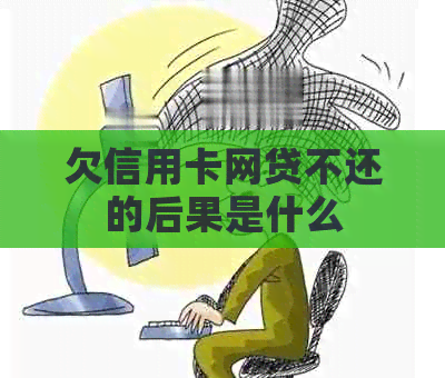 欠信用卡网贷不还的后果是什么