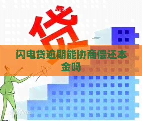 闪电贷逾期能协商偿还本金吗
