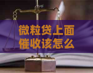 微粒贷上面该怎么应对