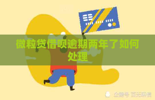 微粒贷信用卡逾期两年了如何处理