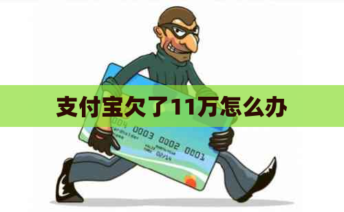 信用卡欠了11万怎么办 信用卡欠了11万怎么办